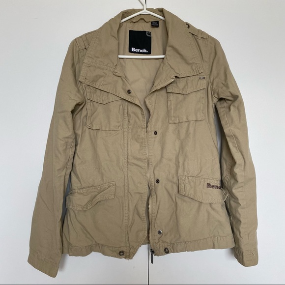 🫶🏼 Beige Modern Streetstyle Womens Small Fall Jacket - Bench 🫶🏼 - Picture 2 of 4